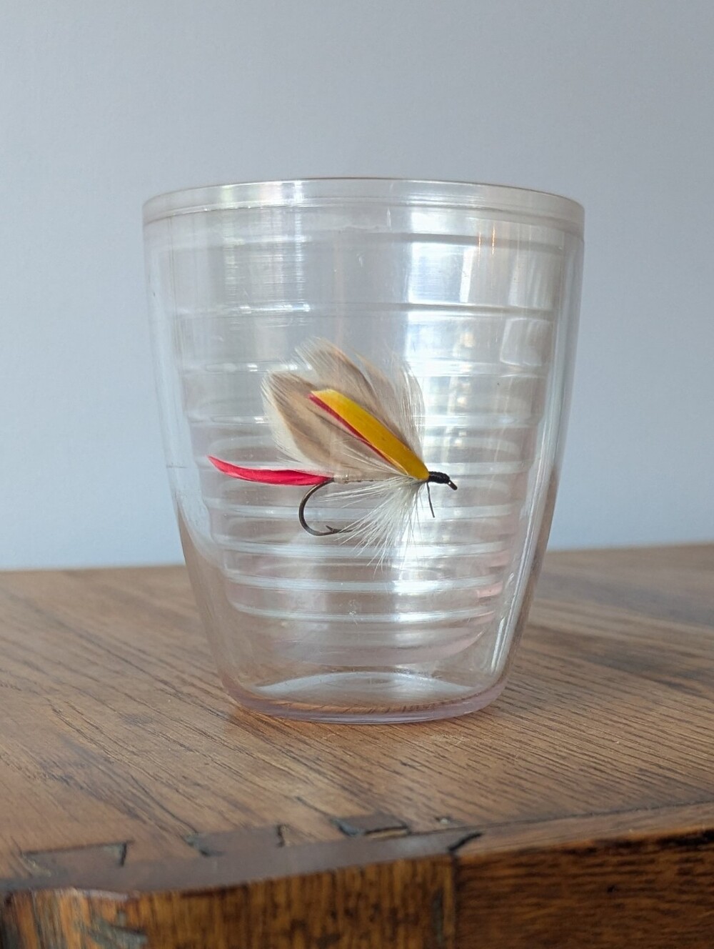 Vintage Fly Fishing Lure Tervis 12 oz Insulated Tumbler Cup